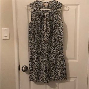 Loft Button front Romper